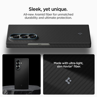 Pouzdro pro Samsung Galaxy Z Fold7 F966, Spigen, Air Skin, Černá ACS09555