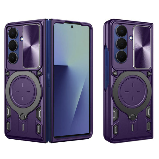 Pouzdro pro Samsung Galaxy Z Fold7 F966, Techsuit, CamGuard Pro, Fialové