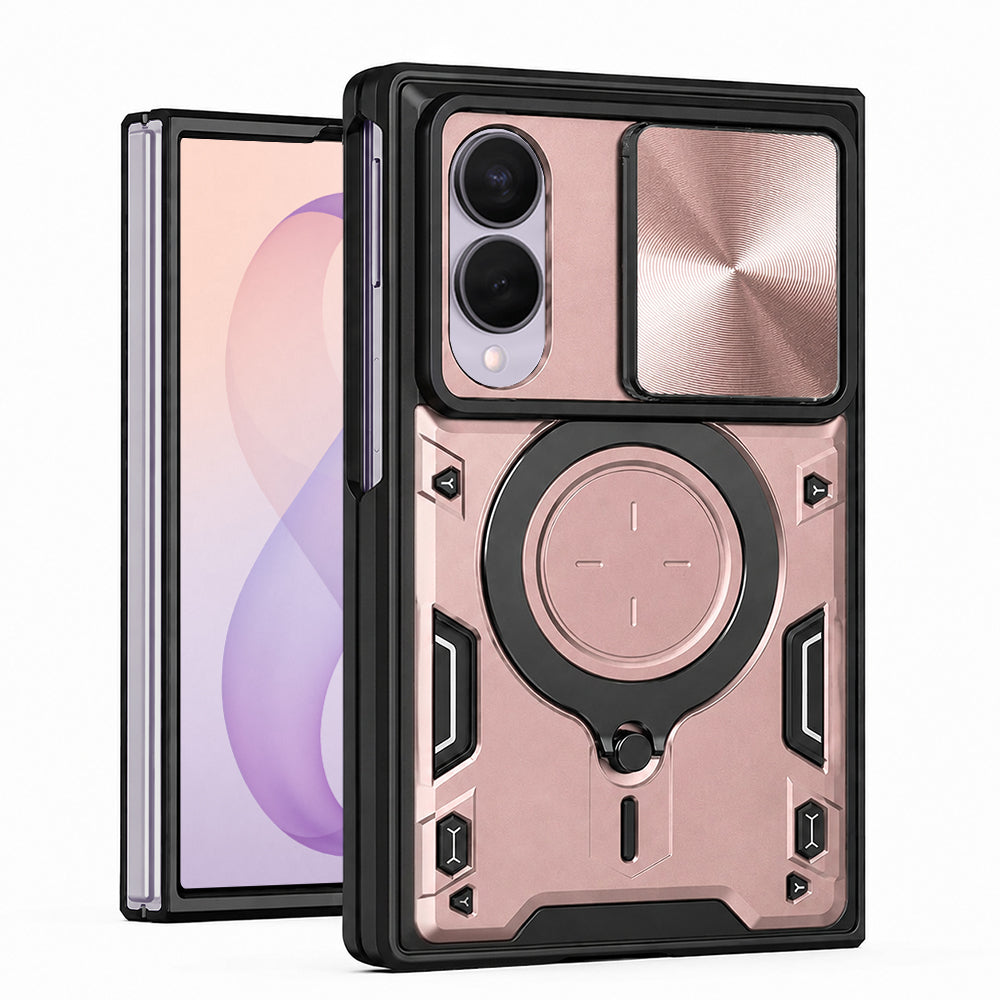 Pouzdro pro Samsung Galaxy Z Fold8 F971, Techsuit, CamGuard Pro, Růžově zlaté