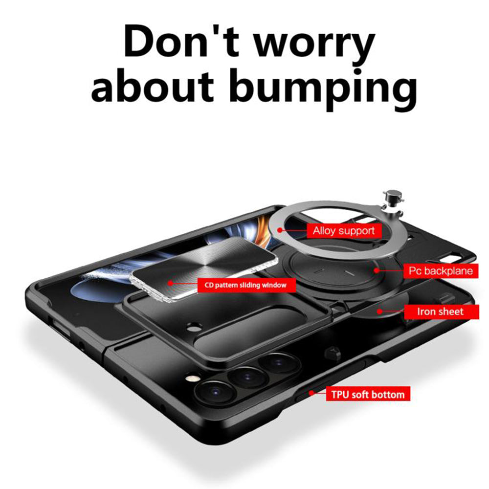 Pouzdro pro Samsung Galaxy Z Fold8 Ultra F976 / Z Fold7 F966, Techsuit, CamGuard Pro, Modrá
