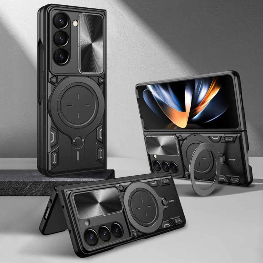 Pouzdro pro Samsung Galaxy Z Fold8 Ultra F976 / Z Fold7 F966, Techsuit, CamGuard Pro, Fialové