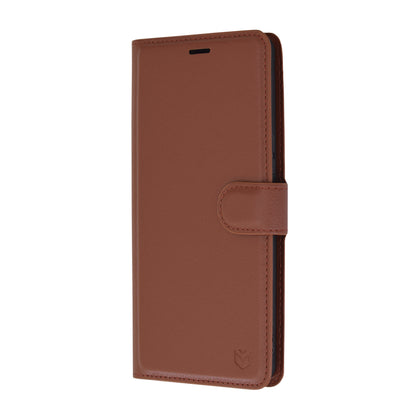 Pouzdro pro Sony Xperia 1 VI, Techsuit, kožené folio, hnědé