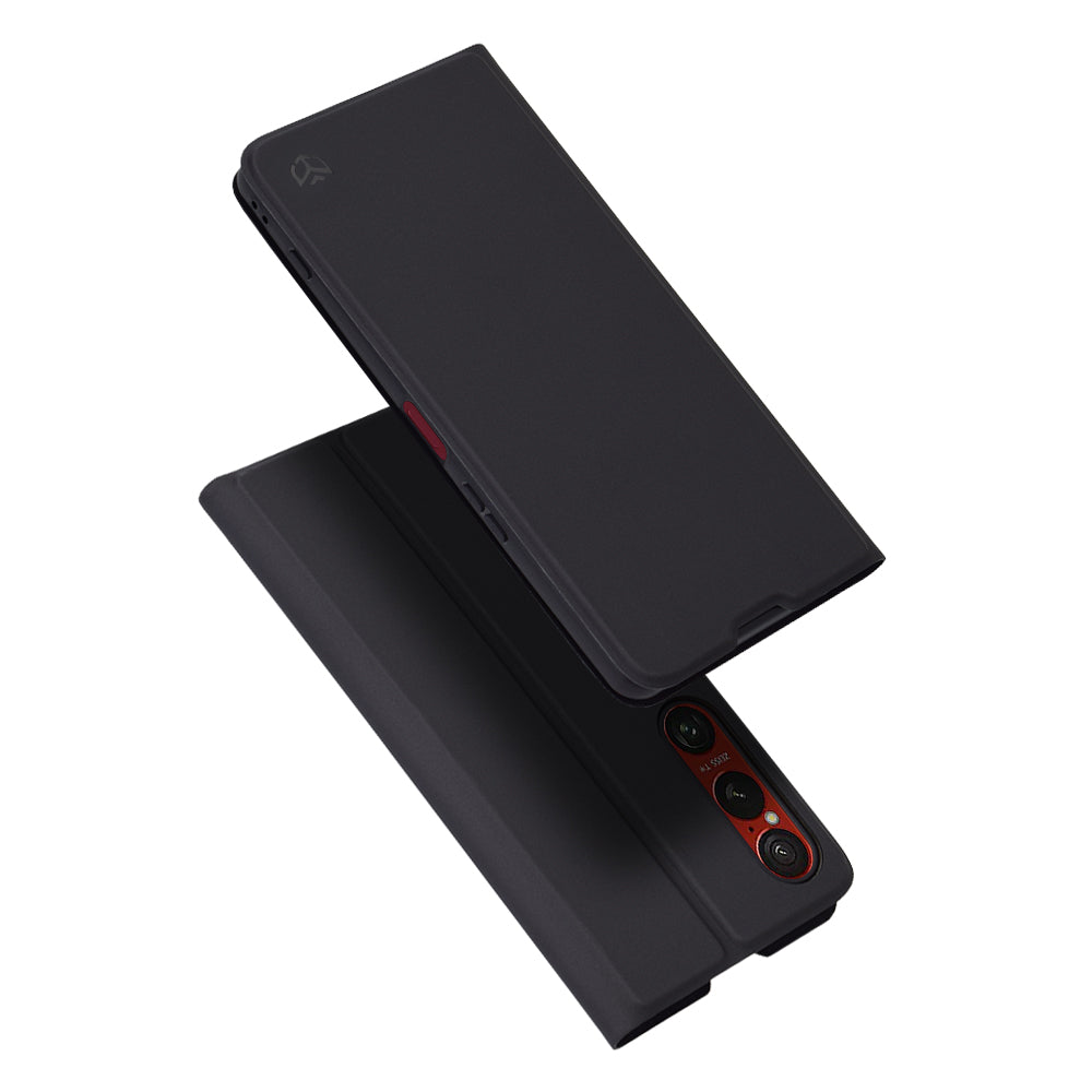 Pouzdro pro Sony Xperia 1 VI, Techsuit, Magskin Book, Černé