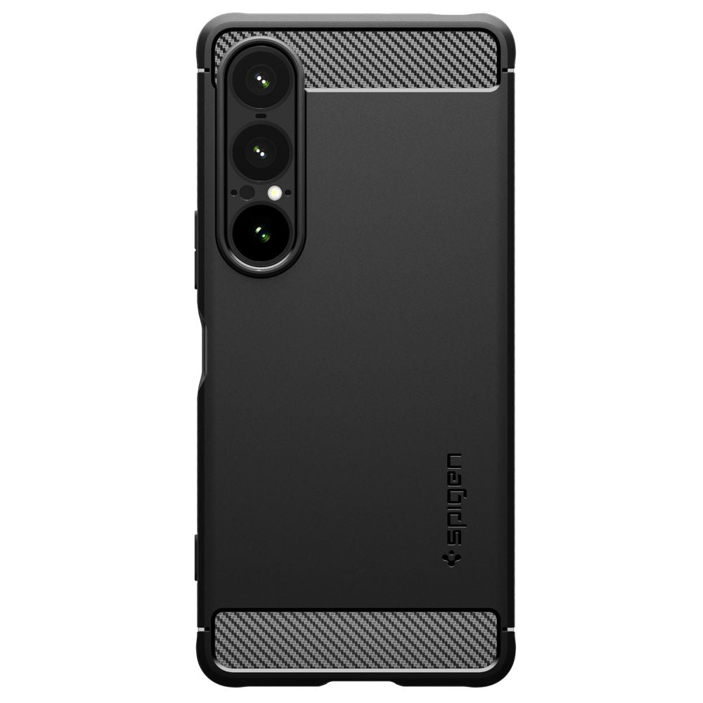 Pouzdro pro Sony Xperia 1 VII, Spigen, Rugged Armor, Matně černé