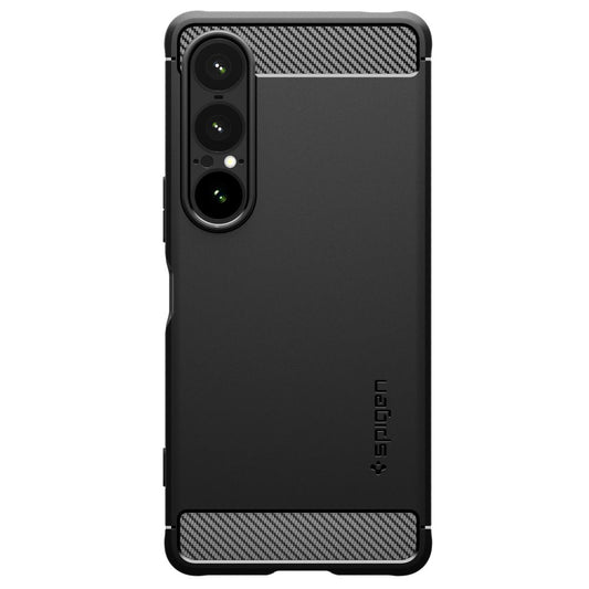 Pouzdro pro Sony Xperia 1 VII, Spigen, Rugged Armor, Matně černé