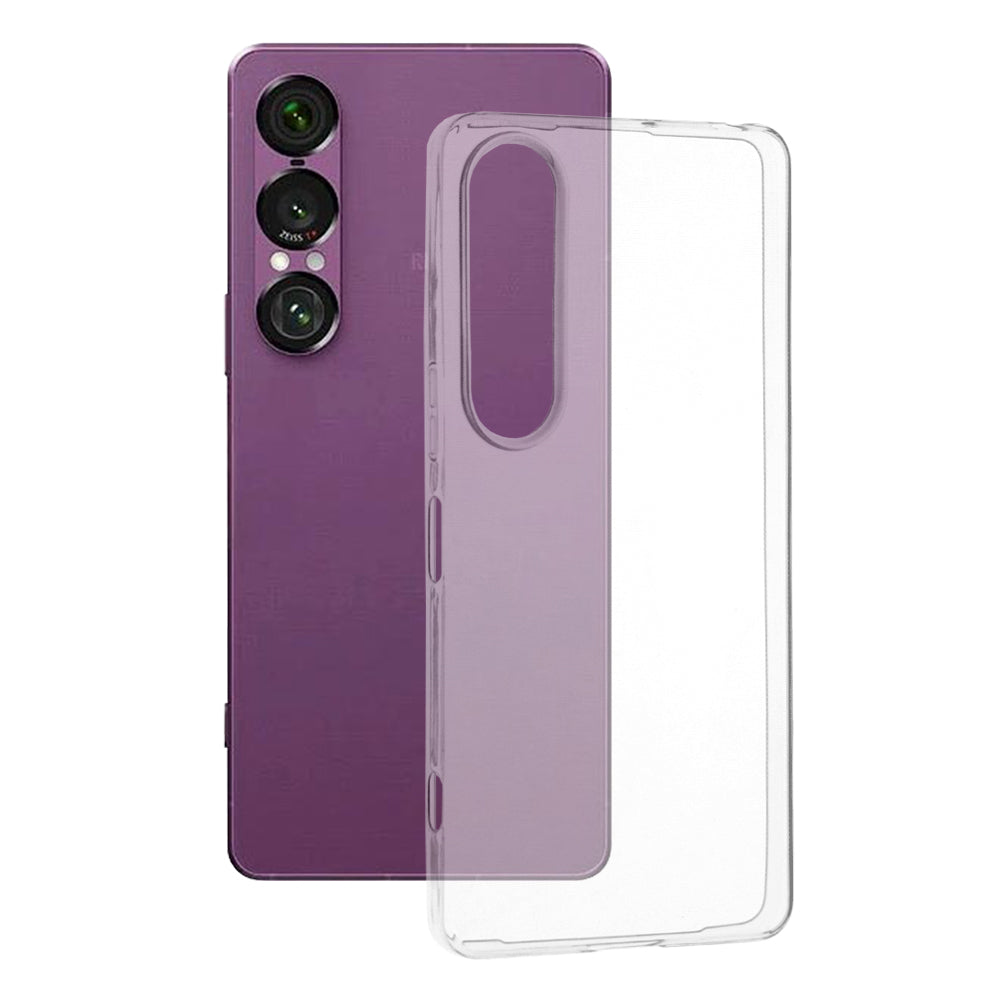 Pouzdro pro Sony Xperia 1 VII, Techsuit, Čiré, Transparentní