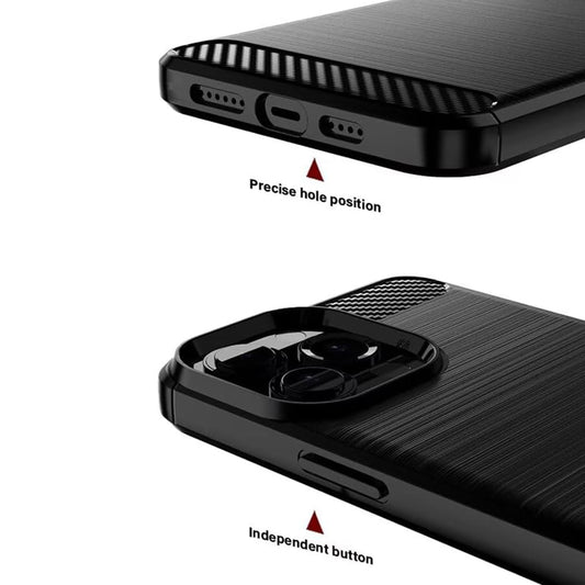 Pouzdro pro Sony Xperia 1 VIII, Techsuit, Carbon, Černé