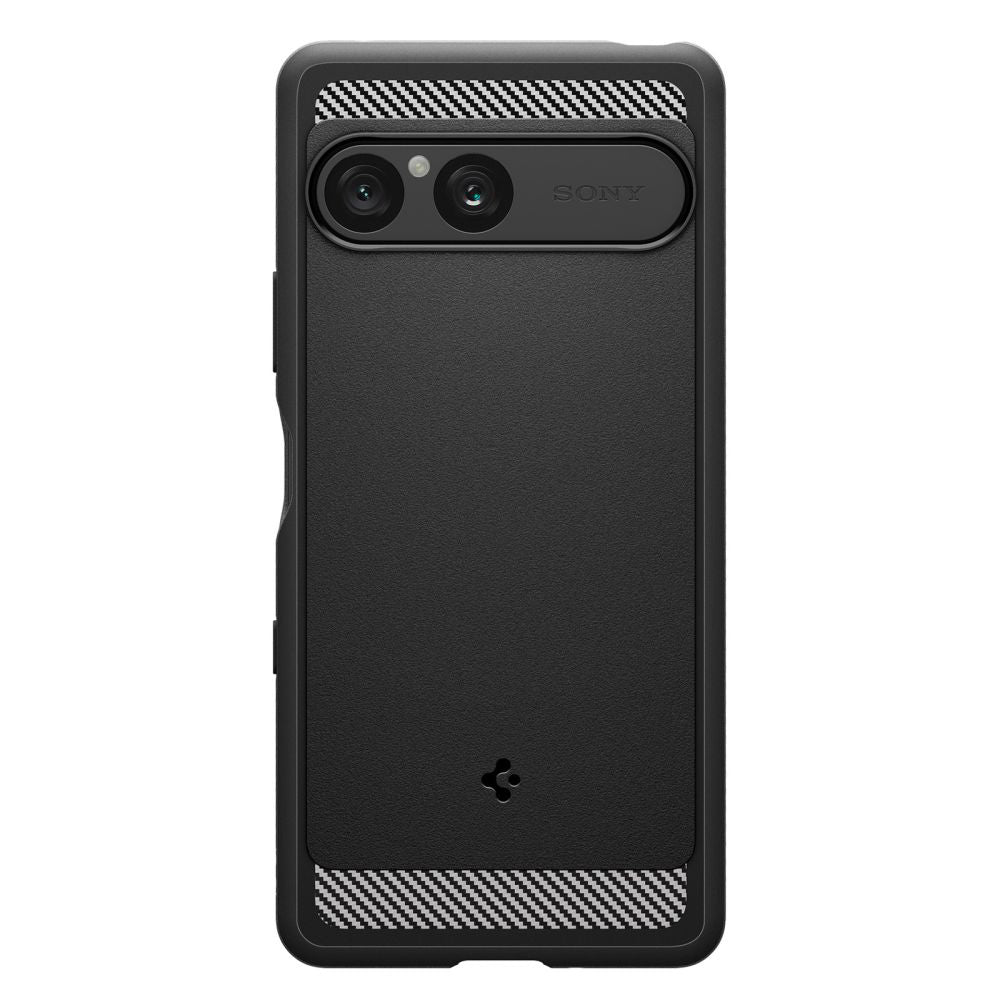 Pouzdro pro Sony Xperia 10 VII, Spigen, Rugged Armor, Černá