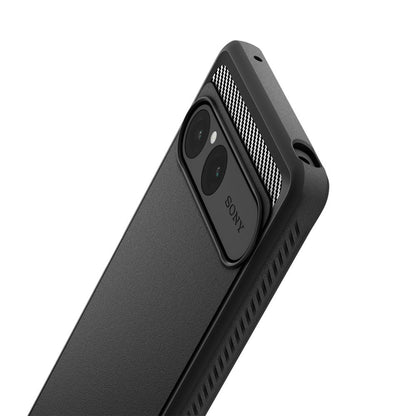 Pouzdro pro Sony Xperia 10 VII, Spigen, Rugged Armor, Černá