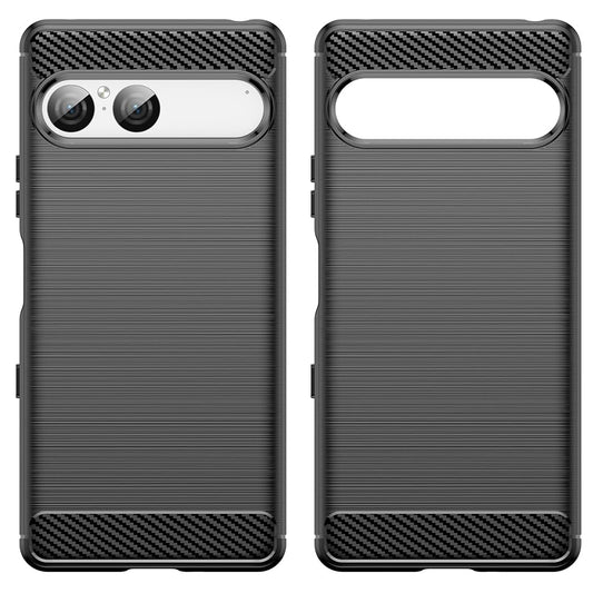 Pouzdro pro Sony Xperia 10 VIII, Techsuit, Carbon, Černé