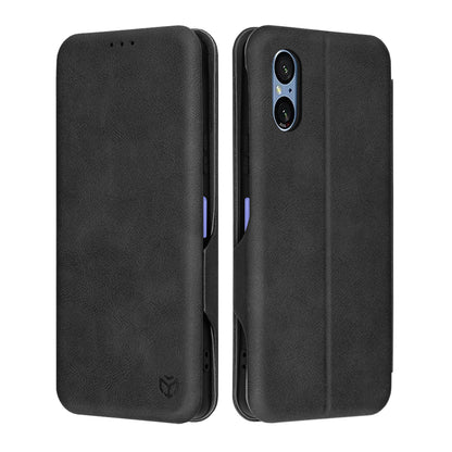 Pouzdro pro Sony Xperia 5 VI, Techsuit, Safe Wallet Plus, Černé