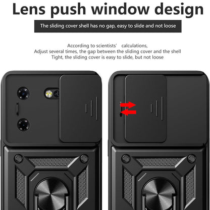 Pouzdro pro Tecno Pova 5 Pro, Techsuit, CamShield, Černé