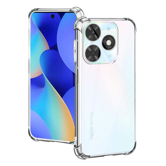 Pouzdro pro Tecno Spark 20, Techsuit, nárazuvzdorné průhledné, transparentní