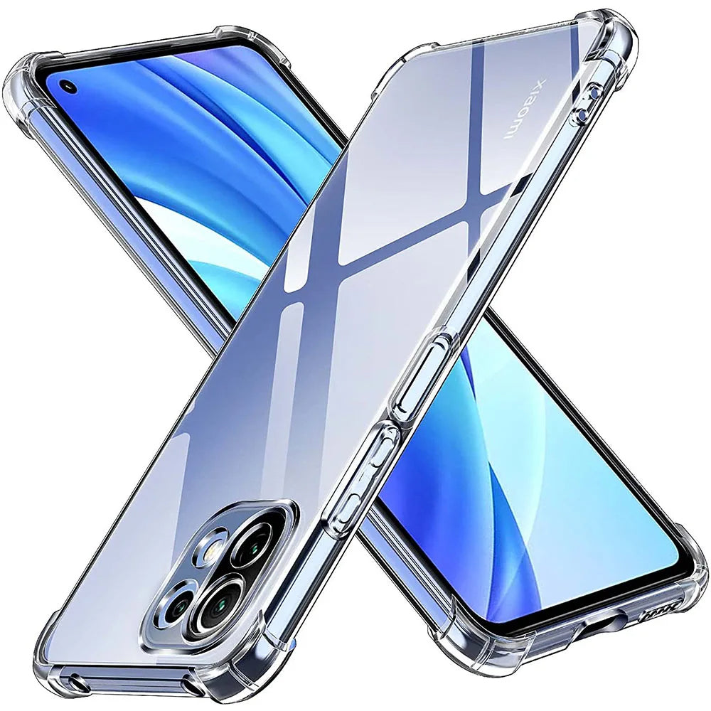 Pouzdro pro Xiaomi 11 Lite 5G NE / Mi 11 Lite 5G / 11 Lite, Techsuit, nárazuvzdorné průhledné, transparentní