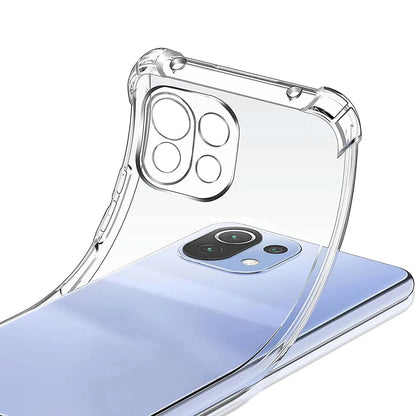 Pouzdro pro Xiaomi 11 Lite 5G NE / Mi 11 Lite 5G / 11 Lite, Techsuit, nárazuvzdorné průhledné, transparentní