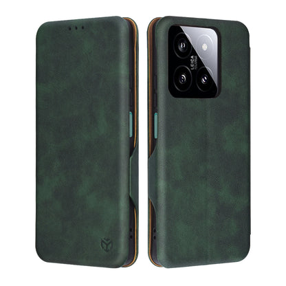 Pouzdro pro Xiaomi 14, Techsuit, Safe Wallet Plus, Zelené