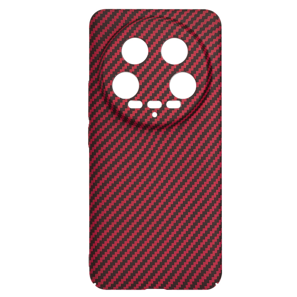 Pouzdro pro Xiaomi 14 Ultra, Techsuit, Carbonite FiberShell, červené