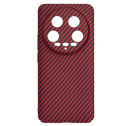 Pouzdro pro Xiaomi 14 Ultra, Techsuit, Carbonite FiberShell, červené