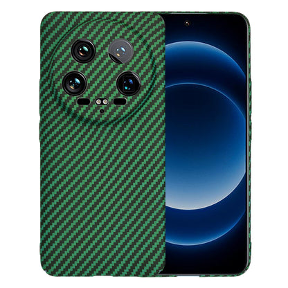 Pouzdro pro Xiaomi 14 Ultra, Techsuit, Carbonite FiberShell, Zelené