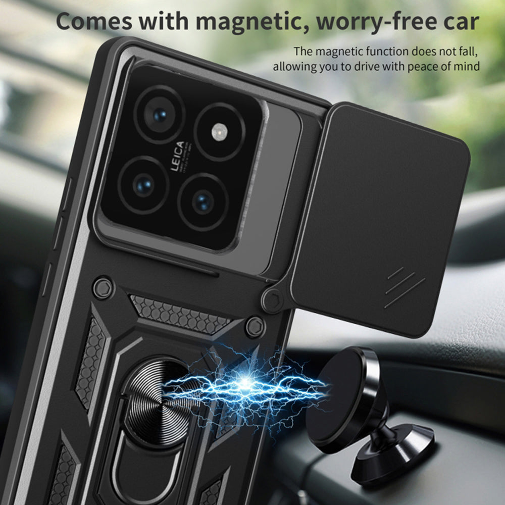 Pouzdro pro Xiaomi 14T Pro, Techsuit, CamShield, Černé