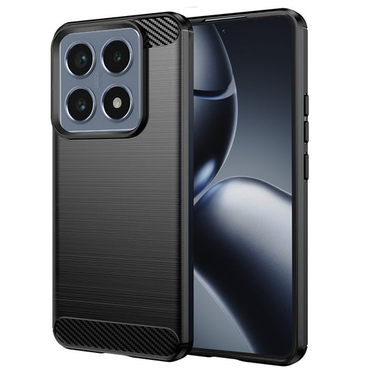 Pouzdro pro Xiaomi 14T Pro, Techsuit, Carbon, Černé