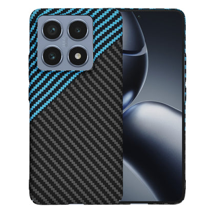 Pouzdro pro Xiaomi 14T Pro, Techsuit, Carbonite FiberShell, Černá Bleu