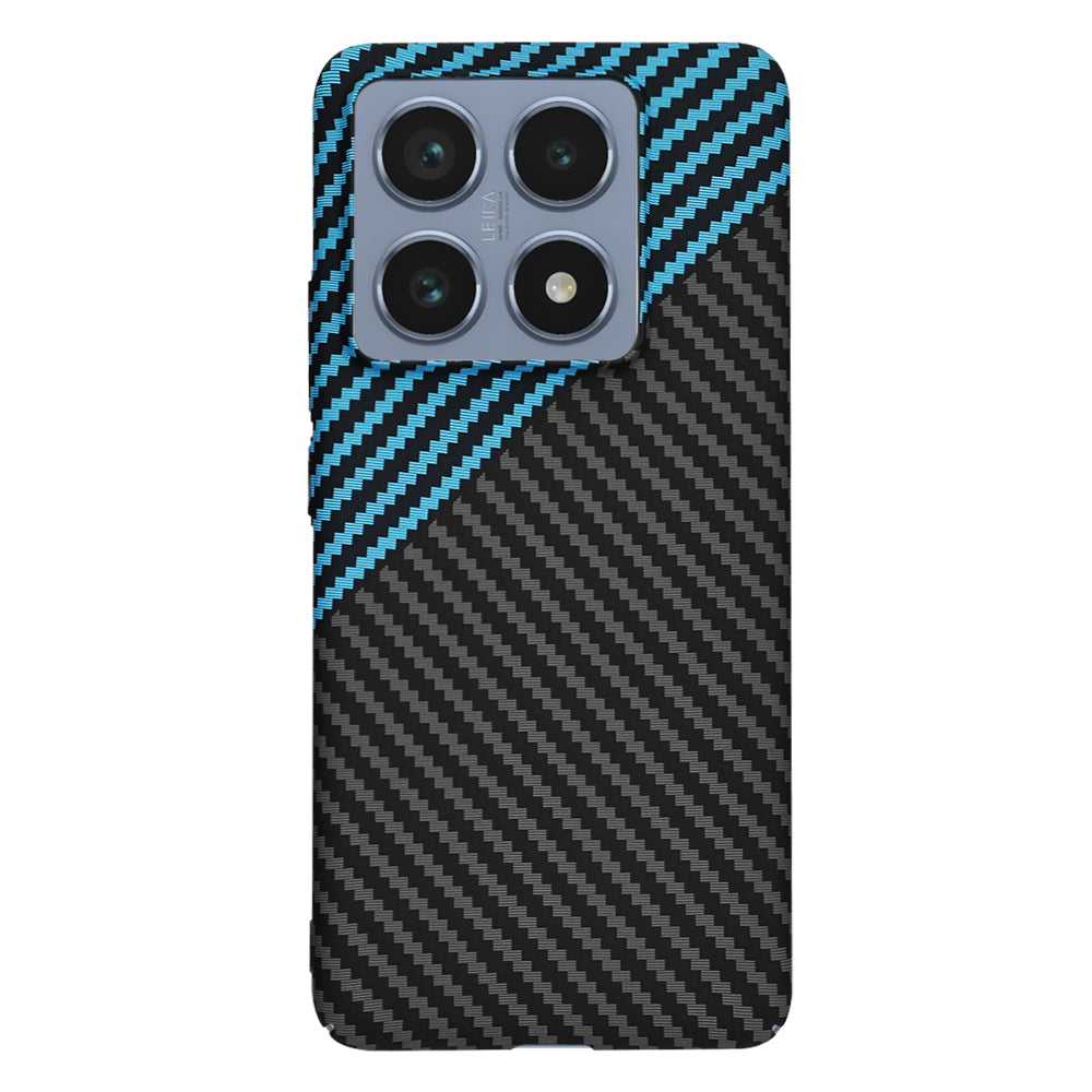 Pouzdro pro Xiaomi 14T Pro, Techsuit, Carbonite FiberShell, Černá Bleu