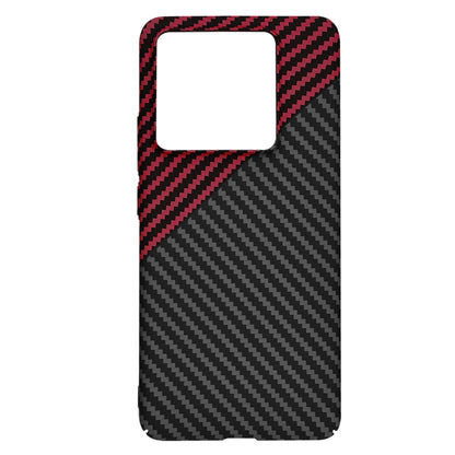 Pouzdro pro Xiaomi 14T Pro, Techsuit, Carbonite FiberShell, Černo-červené