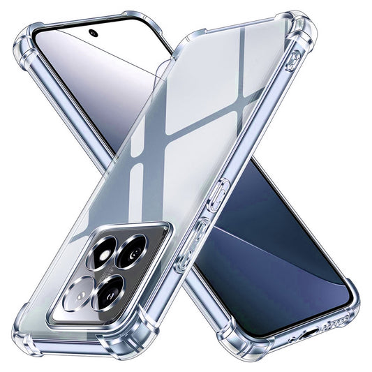 Pouzdro pro Xiaomi 14T, Techsuit, nárazuvzdorné průhledné, transparentní