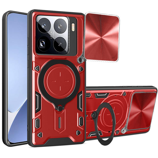 Pouzdro pro Xiaomi 15 Pro, Techsuit, CamGuard Pro, červené