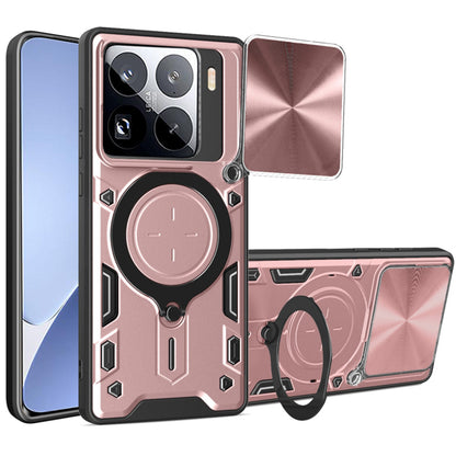 Pouzdro pro Xiaomi 15 Pro, Techsuit, CamGuard Pro, Růžově zlaté