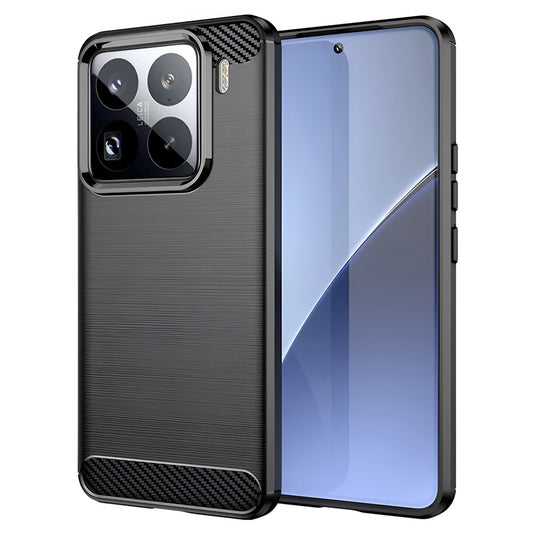 Pouzdro pro Xiaomi 15 Pro, Techsuit, Carbon, Černé