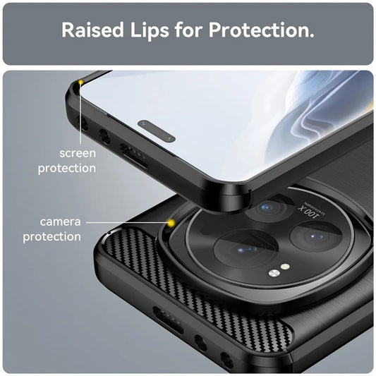 Pouzdro pro Xiaomi 15 Pro, Techsuit, Carbon, Černé
