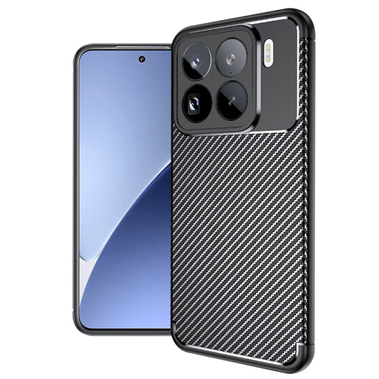 Pouzdro pro Xiaomi 15 Pro, Techsuit, CarbonFiber, Černé