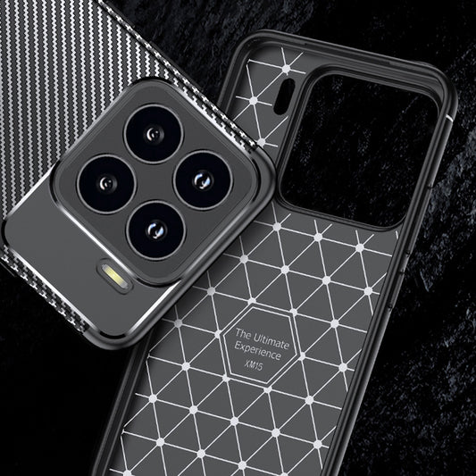 Pouzdro pro Xiaomi 15 Pro, Techsuit, CarbonFiber, Černé