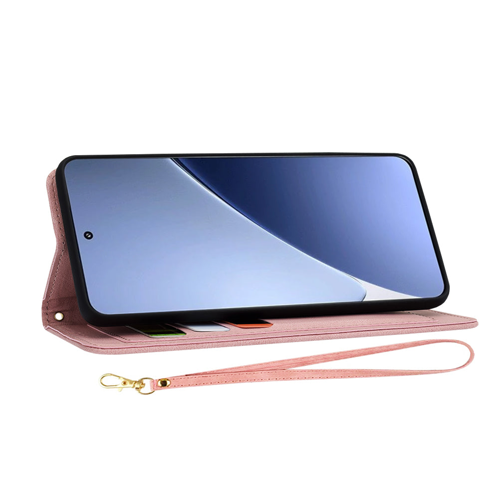 Pouzdro pro Xiaomi 15 Pro, Techsuit, FlipCraft, Růžové