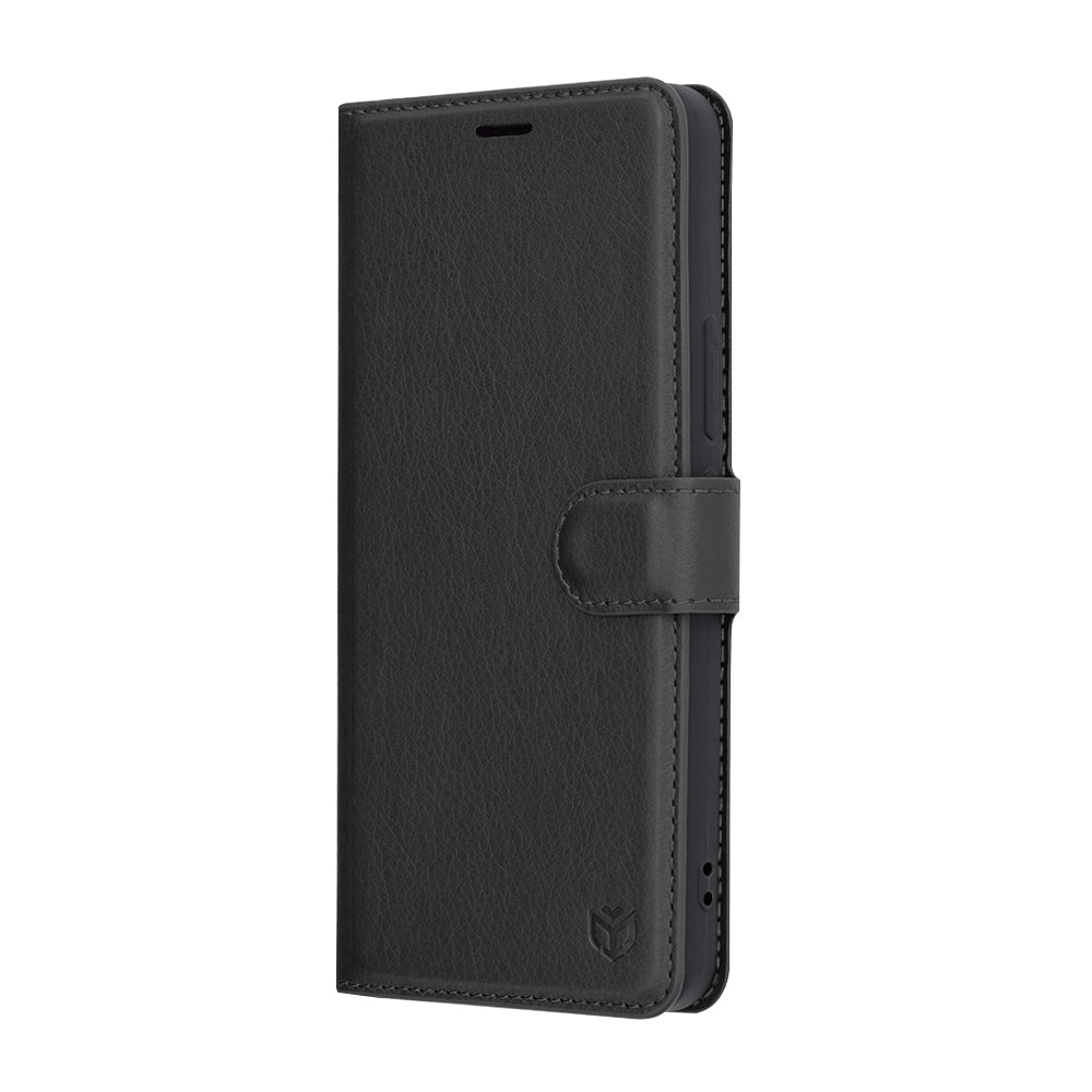 Pouzdro pro Xiaomi 15 Pro, Techsuit, kožené folio, černé