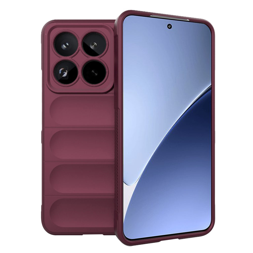 Pouzdro pro Xiaomi 15 Pro, Techsuit, Magic Shield, Tmavě červená