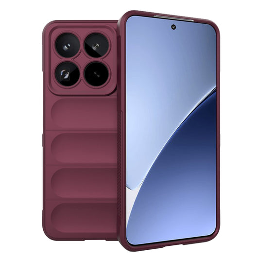 Pouzdro pro Xiaomi 15 Pro, Techsuit, Magic Shield, Tmavě červená