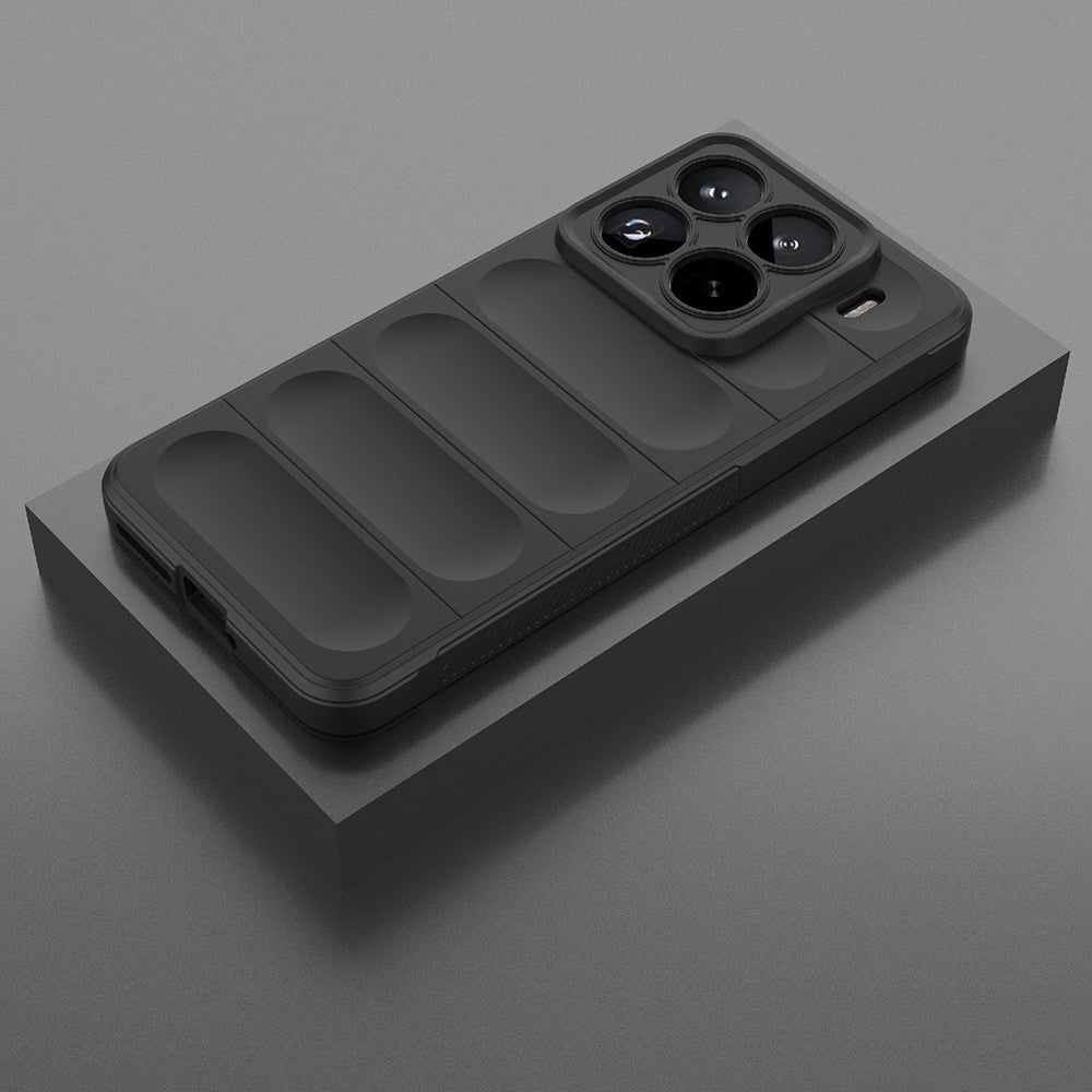 Pouzdro pro Xiaomi 15 Pro, Techsuit, Magic Shield, Tmavě červená