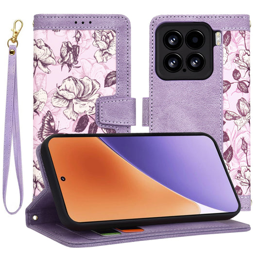 Pouzdro pro Xiaomi 15, Techsuit, FlipCraft, Fialové