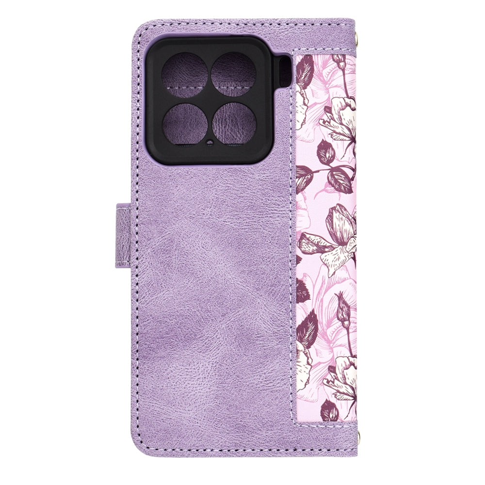 Pouzdro pro Xiaomi 15, Techsuit, FlipCraft, Fialové