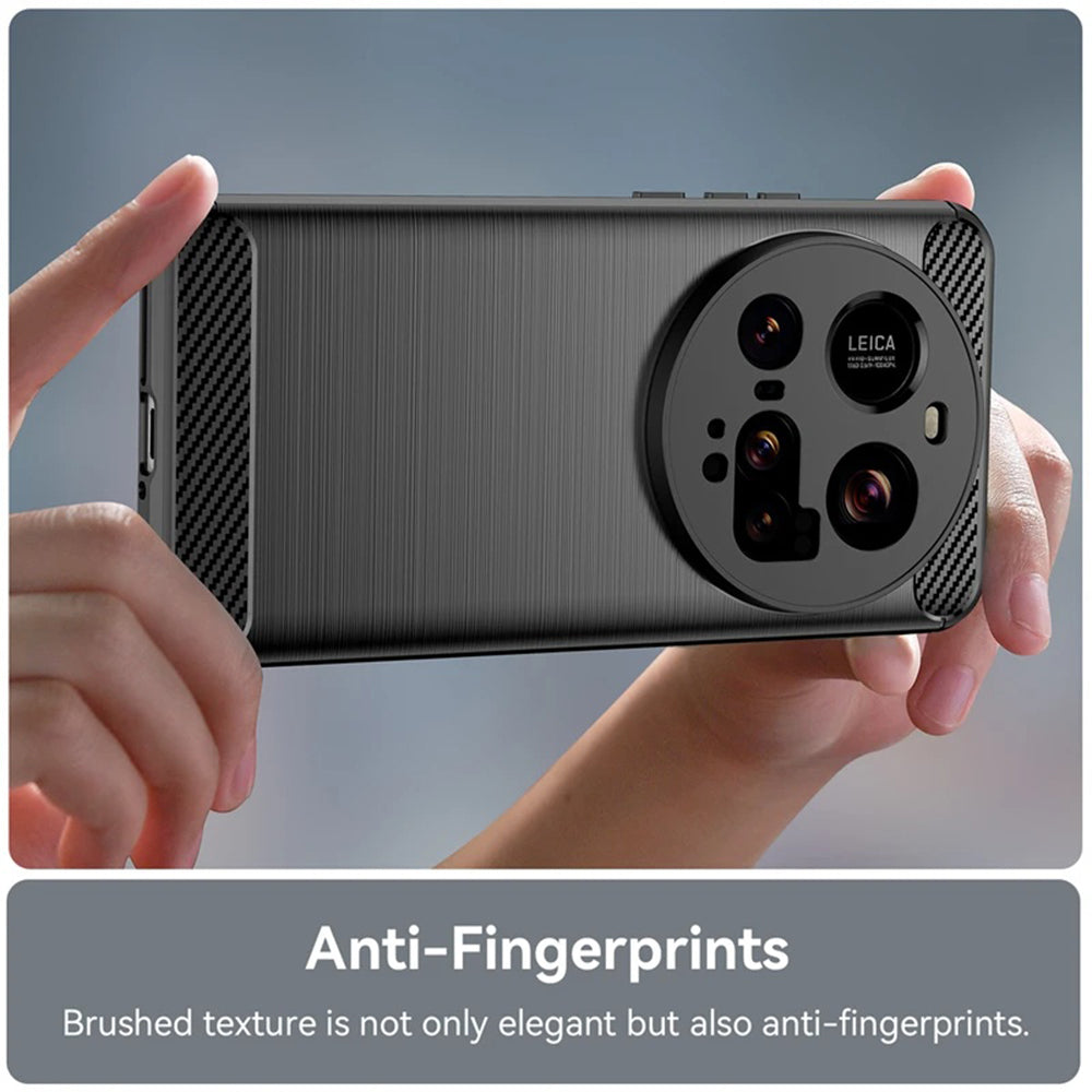 Pouzdro pro Xiaomi 15 Ultra, Techsuit, Carbon, Černé