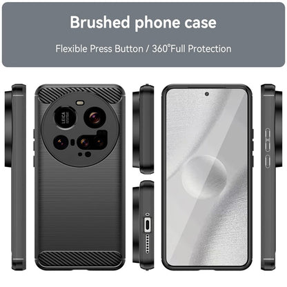 Pouzdro pro Xiaomi 15 Ultra, Techsuit, Carbon, Černé
