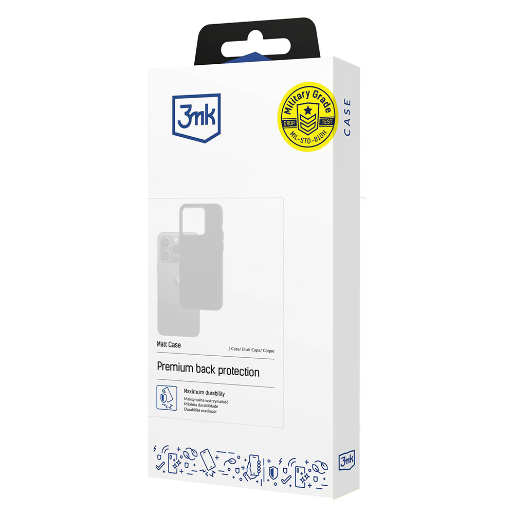 Pouzdro pro Xiaomi 15T Pro, 3MK, Matně černé