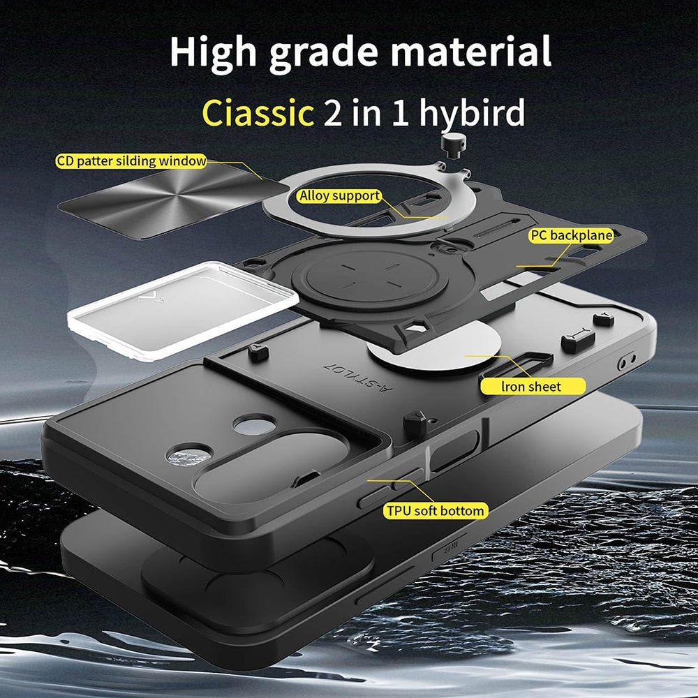 Pouzdro pro Xiaomi 15T Pro, Techsuit, CamGuard Pro, Černé