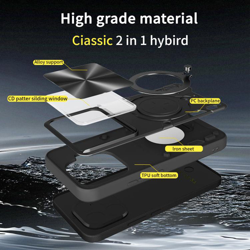 Pouzdro pro Xiaomi 15T Pro, Techsuit, CamGuard Pro, Červené