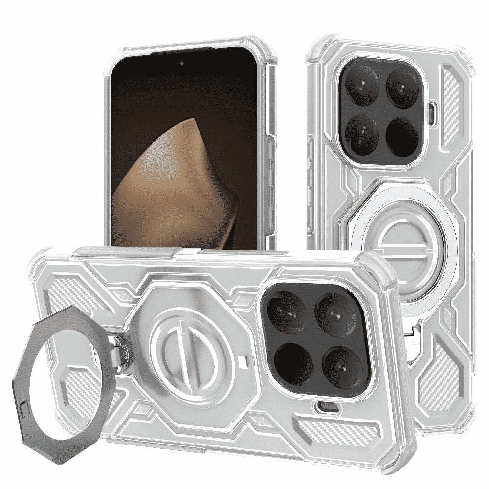 Pouzdro pro Xiaomi 15T Pro, Techsuit, Carbon Shield Pro, Bílá