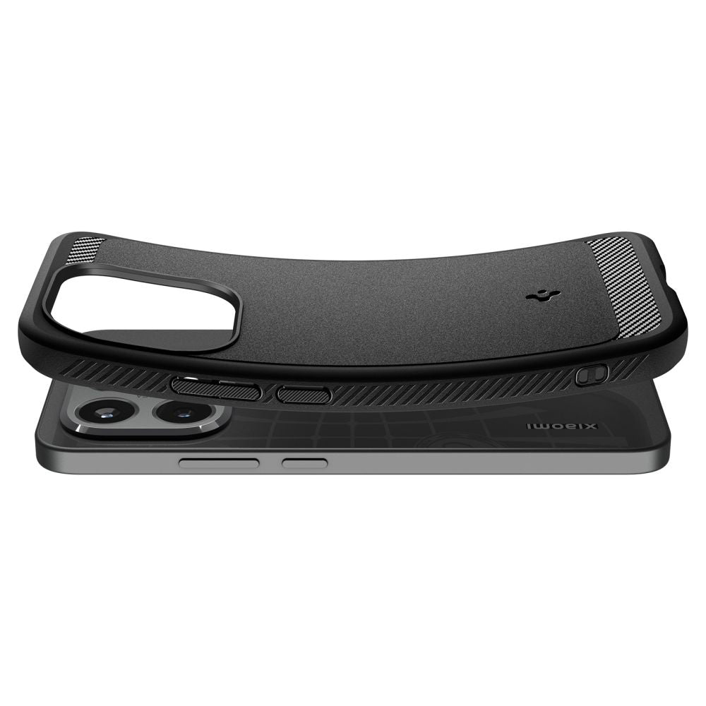 Case for Xiaomi 15T, Spigen, Rugged Armor, Matte Black
