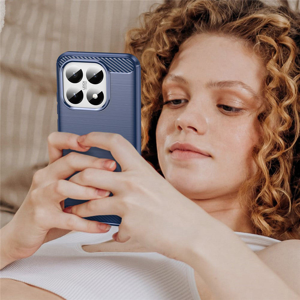 Pouzdro pro Xiaomi 15T, Techsuit, Carbon, Modrá